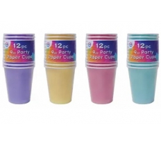 Party Paper Cups 9oz 12pc