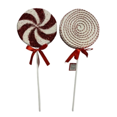 Candy Cane Lollipop 20x50cm