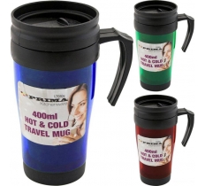 Travel Mug 400ml (Asst Colours)