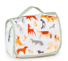 Barks Dog Hanging Toiletry Makeup Wash Bag