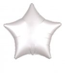 Amscan Silk Lustre White Star Standard Foil Balloons
