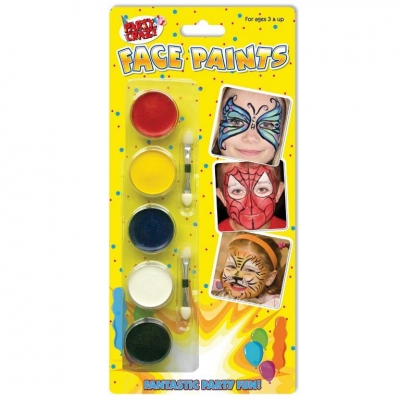 Tallon 5 Face Paints & 2 Double Ended Applicators