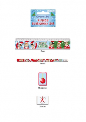 Christmas Elf Elfin Around Stationery Set 4 Pack