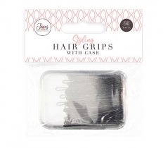 Hair Grips With Case 60 Pack