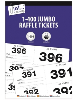 Tallon Jumbo Cloakroom raffle Tickets 1-400