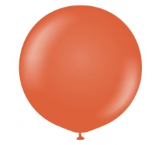 Kalisan 24" Retro Rust Orange Latex Balloons 2 Pack