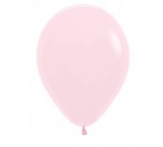 Sempertex 12" Pastel Matte Pink Latex Balloons 50 Pack