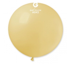 Gemar 31" Pack 10 Giant Balloons Baby Yellow #043