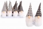 Grey Santa Christmas Box 8cm