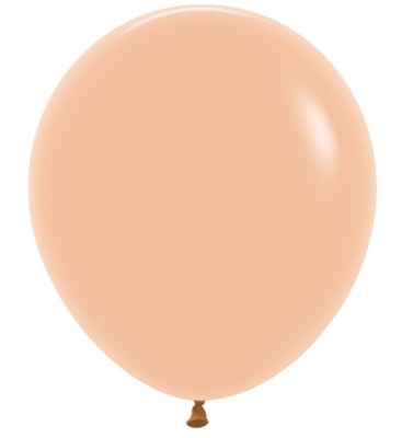 Fashion Colour Solid Peach Blush Latex Balloons 18" 25 Pack 25Pc