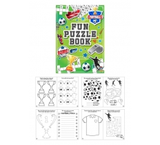 Mini 10.5 x 14.5cm Football Puzzle Books x48 ( 10p Each )