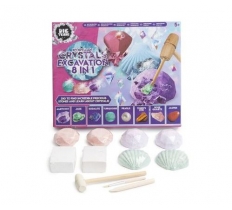 8 In 1 World Of Crystals Excavation Kit