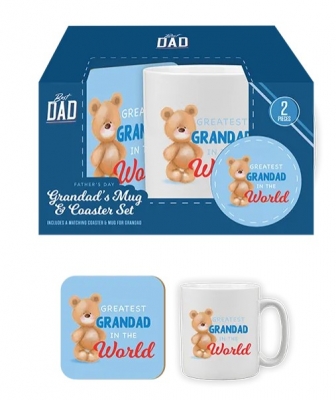 Grandad's Mug & Coaster Duo Set