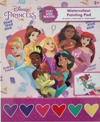 Disney Princess watercolour pad