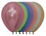 Sempertex 12" Reflex Assortment Latex Balloons 50 Pack