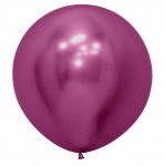 Reflex Fuchsia 912 Latex Balloons 24"/60cm - 3 Pack