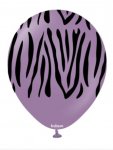 Kalisan 12" Safari Zebra Lavender - 25Ct