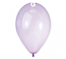 Gemar 13" Pack 50 Latex Balloons Crystal Lilac #017