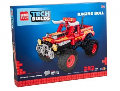 Block Tech Tech Build Monster Truck Raging Bull