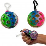 5.5cm Rainbow Crater Squish Ball Bag Clip