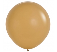 Fashion Colour Latte Latex Balloons 24"/60cm - 3 Pack