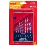 Amtech 8 Pack Masonry Drill Bit Set