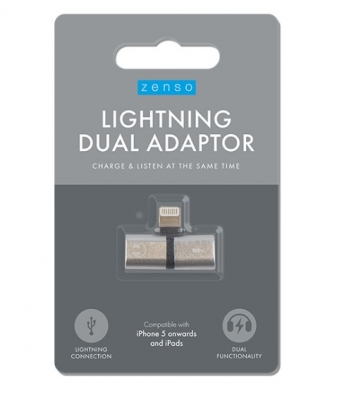 Lightning Charge/Audio Adaptor