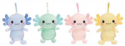 5" Kawaii Kuties Axolotl Bag Clips 12cm