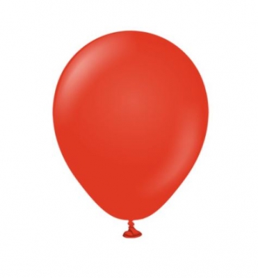 Kalisan 5" Standard Red Latex Balloon 100 Pack