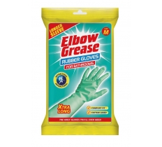 Elbow Grease Rubber Gloves For Bathroom M