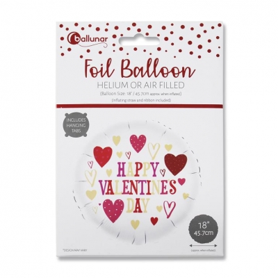 Valentines Day Round Foil Balloon