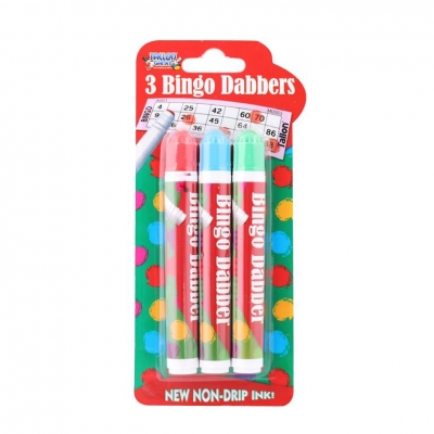 Tallon 3 None Drip Bingo Dabbers Red Blue & Green