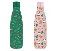 Christmas Festive Double Wall Bottle 500ml