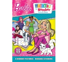 Barbie Sticker by Number Activity Book