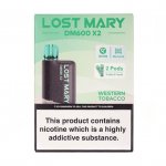 Lost Mary DM600 1200 Puff Vape Western Tobacco