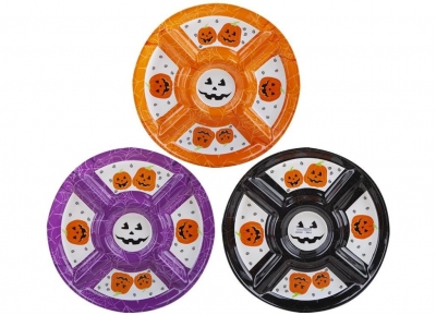 Halloween 30cm Party Dip Tray ( Assorted Colours )