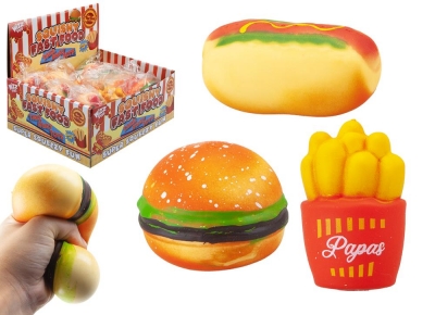 Fast Food Squishy Mix 9cm 3 Assorted