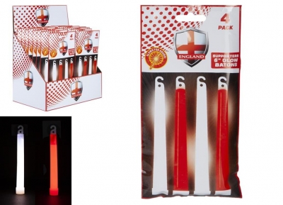 St George Red & White Light Stick 4 Pack