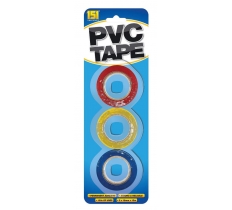 Pvc Tape ( Coloured ) 3 Pack 3 X 15M