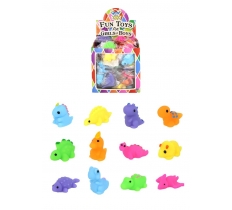 Mini Dinosaur 5cm Squeeze Toy x 96 ( 17p Each )