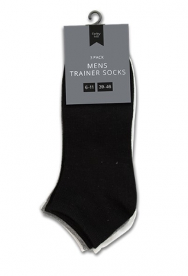 Mens Trainer Socks 3 Pairs