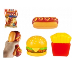 Large Squishy Fast Food Mix 12cm 3 Assorted