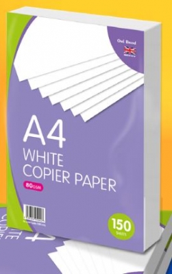 A4 White Copier Paper 150 Sheets Shrink Wrapped