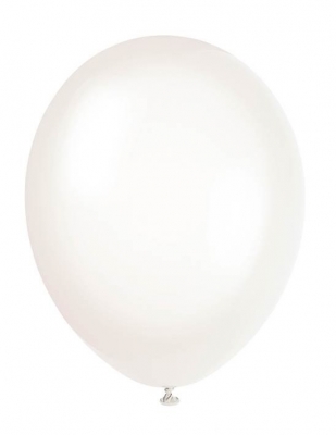 12" Premium Latex Balloons 10 Pack Transparent