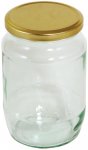 Tala Round Pickling Jar Gold Screw Lid 900g / 32oz