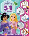 Disney Princess 5 in 1 Colouring