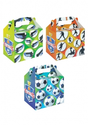 Football Lunch Box 14cm X 9.5cm X 12cm