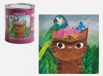 G Frida Catlo Artsy Cats 100pc Puzzle in Tin