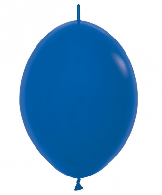 Fashion Colour Link-O-Loon Royal Bluelatex Balloon 12" 50Pc