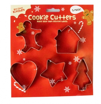 Xmas Cookie Cutters 5Pack